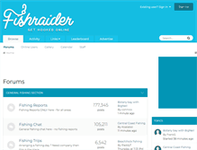 Tablet Screenshot of fishraider.com.au